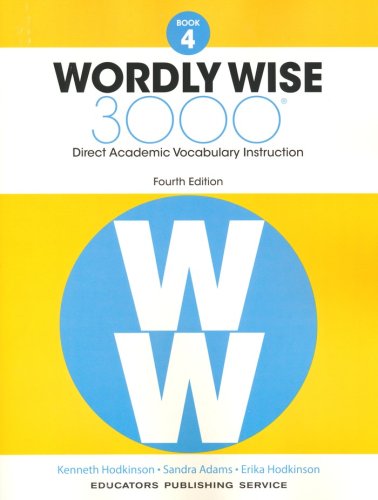 Cover of Wordly Wise 3000 Book 4 Student Edition (4th Edition; Homeschool Edition)