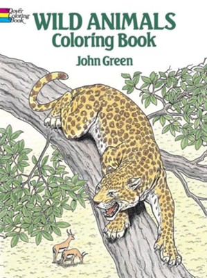 Cover of Wild Animals Coloring Book