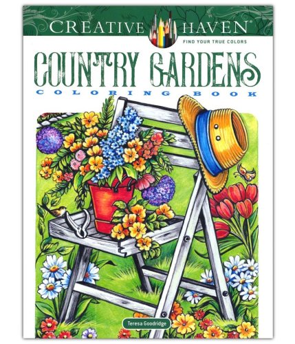 Cover of Creative Haven Country Gardens Coloring Book