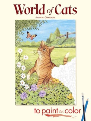 Cover of World of Cats to Paint or Color