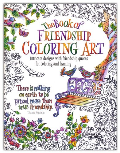 Cover of The Book of Friendship Coloring Art