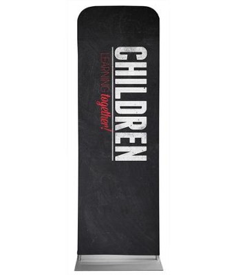 Cover of Slate Children 2' x 6' Fabric Sleeve Banner