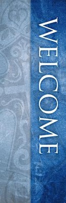 Cover of Cross Welcome Vinyl Banner (2 x 6)