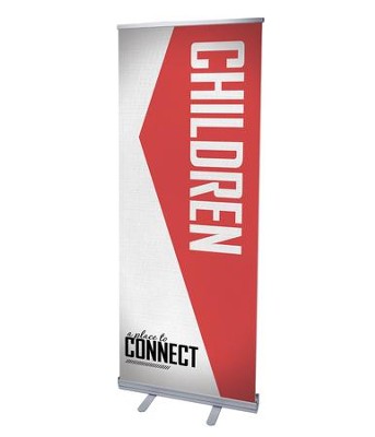 Cover of Place To Connect Children (31 inch x 79 inch) RollUp Banner