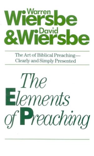Cover of Elements of Preaching