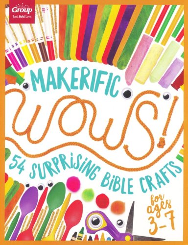 Cover of Maker-ific WOWS! (ages 3-7): 54 Surprising Bible Crafts