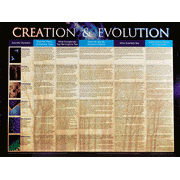 Cover of Creation & Evolution Laminated Wall Chart