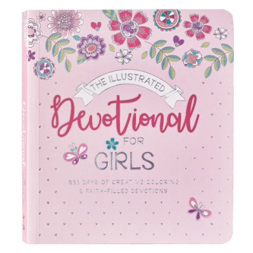 Cover of Illustrated Devotional For Girls, Creative By Design, Coloring Book