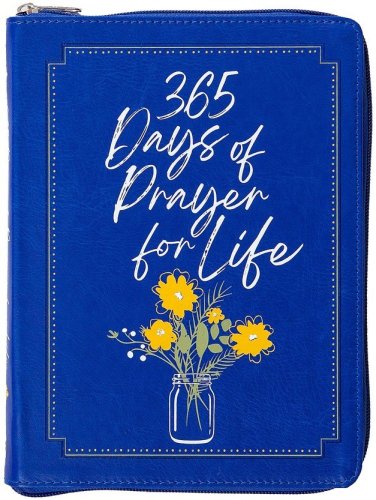 Cover of 365 Days of Prayer for Life ziparound devotional