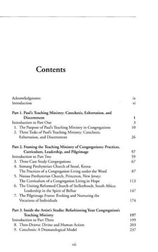 Cover of The Teaching Ministry of Congregations