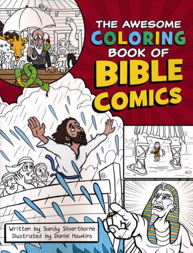 Cover of The Awesome Coloring Book of Bible Comics