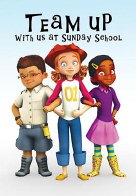 Cover of Deep Blue Kids Team Up With Us Postcard (Package of 25)