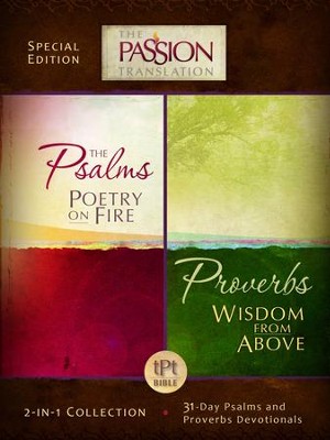 Cover of Psalms Poetry on Fire and Proverbs Wisdom From Above: 2-in-1 Collection with 31 Day Psalms & Proverbs Devotionals - eBook