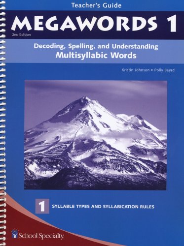 Cover of Megawords 1 Teacher's Guide, 2nd Edition (Homeschool Edition)
