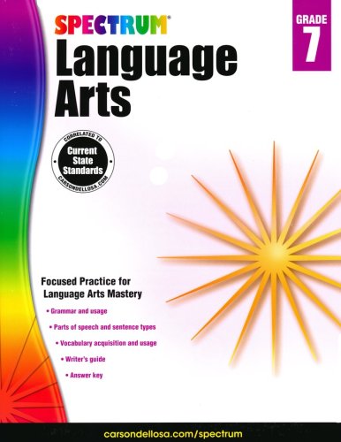 Cover of Spectrum Language Arts Grade 7 (2014 Update)