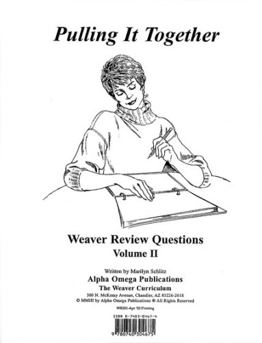 Cover of Pulling It Together, Weaver Review Questions Volume II