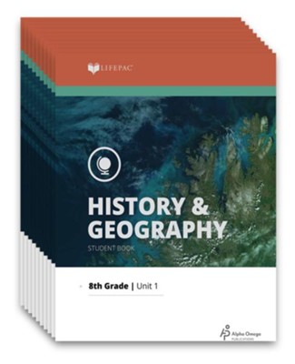 Cover of Lifepac History & Geography Workbook Set, Grade 8
