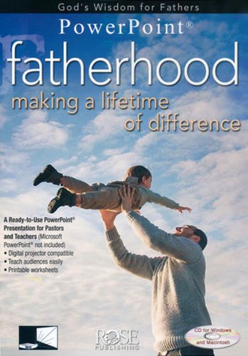 Cover of Fatherhood: Making a Lifetime of Difference - PowerPoint CD-ROM