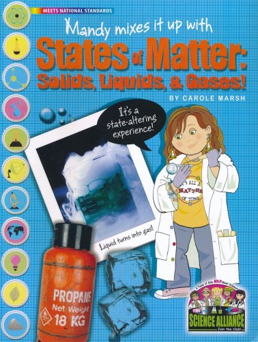 Cover of Mandy Mixes it up with States of Matter: Solids, Liquids, and Gases
