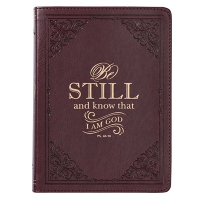 Cover of Be Still Handy Sized Faux Leather Journal