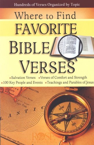 Cover of Where to Find Favorite Bible Verses Pamphlet