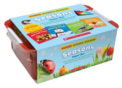 Cover of Guided Science Readers Super Set: Seasons: A BIG Collection of High-Interest Leveled Books for Guided Reading Groups