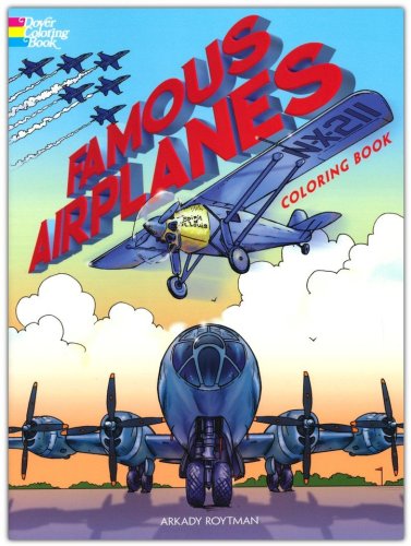 Cover of Famous Airplanes Coloring Book