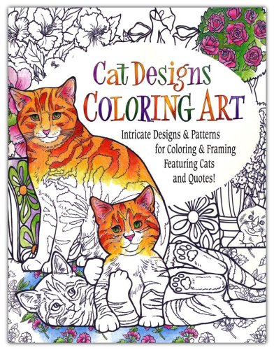 Cover of Cat Coloring Book for Adults