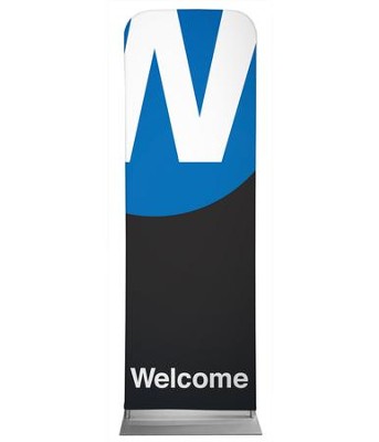Cover of Metro Welcome 2' x 6' Fabric Sleeve Banner