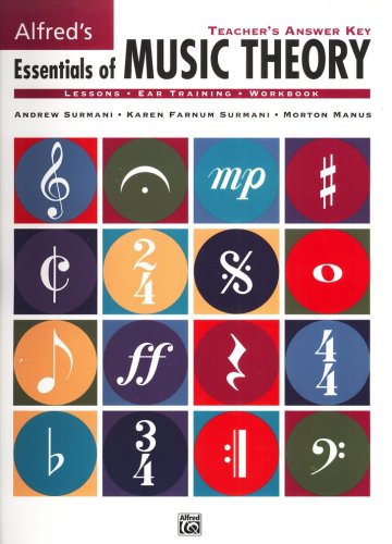 Cover of Essentials of Music Theory, Teacher's Answer Key, Books 1-3