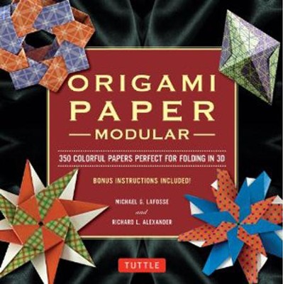 Cover of Origami Paper Modular: 350 Colorful Papers Perfect for Folding 3D