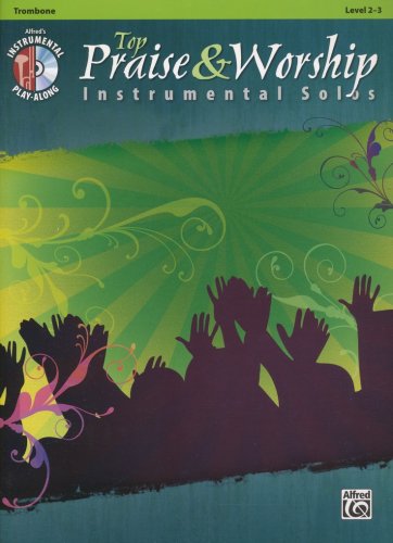 Cover of Top Praise & Worship Instrumental Solos (Trombone)