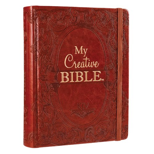 Cover of KJV My Creative Bible, Brown Ornate LuxLeather