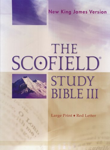 Cover of NKJV Scofield Study Bible III, Largeprint, Bonded Leather, Thumb Indexed, Burgundy