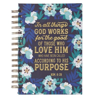 Cover of In All Things God Works For Good Wire Journal, Large