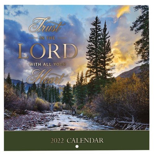 Cover of Trust In The Lord 2022 Wall Calendar, Small