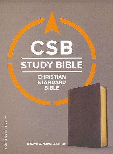 Cover of CSB Study Bible, Brown Genuine Leather