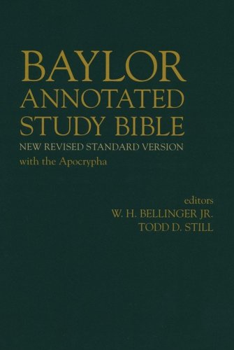 Cover of NRSV Baylor Annotated Study Bible with the Apocrypha, Hardcover