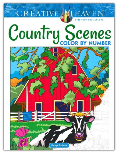Cover of Country Scenes Color by Number