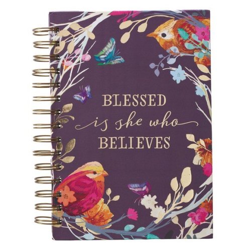 Cover of Blessed is She Who Believes, Spiral-bound Journal