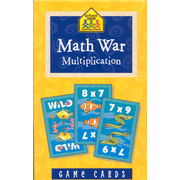 Cover of Math War Multiplication Game Cards