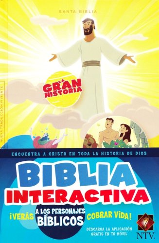 Cover of La Gran Historia Biblia Interactiva NTV, Enc. Dura (NTV The Big Picture Interactive Bible, Hardcover)
