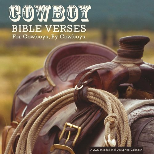 Cover of 2022 Wall Calendar, Cowboy Bible Verses