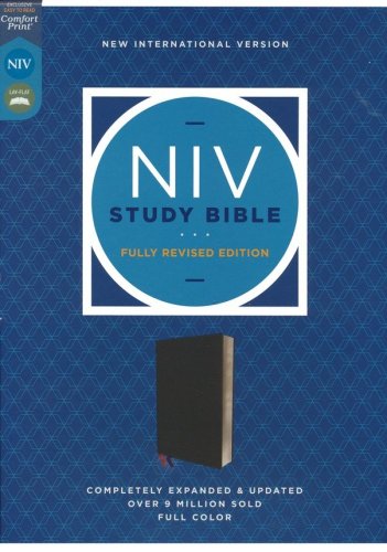 Cover of NIV Study Bible, Fully Revised Edition--bonded leather, black (red letter)