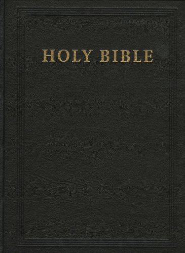Cover of NRSV Lectern Anglicized Bible with Apocrypha, Imitation leather, black