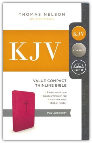 Cover of KJV, Value Thinline Bible, Compact, Imitation Leather, Pink