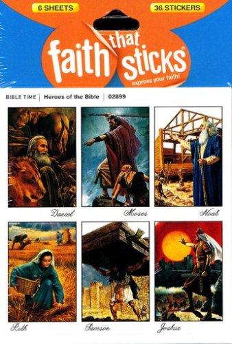 Cover of Heroes of the Bible Stickers