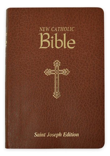 Cover of St. Joseph New Catholic Bible (NCB), Personal Size, Brown Imitation Leather