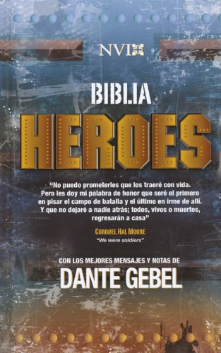 Cover of Biblia NVI Héroes con Dante Gebel, Enc. Dura (NVI Heroes Bible with Dante Gebel, Hardcover)