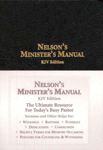 Cover of Nelson's Minister's Manual, KJV